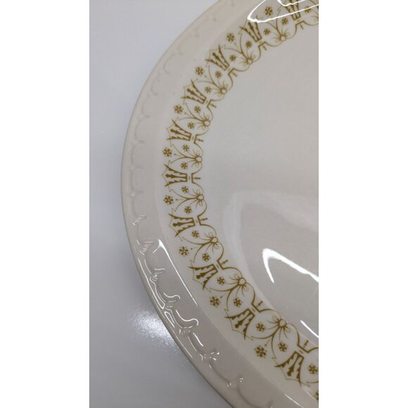 Syracuse China Econo Rim 12" Oval Serving Platter Classic Bronze RestaurantWare - Picture 2 of 9